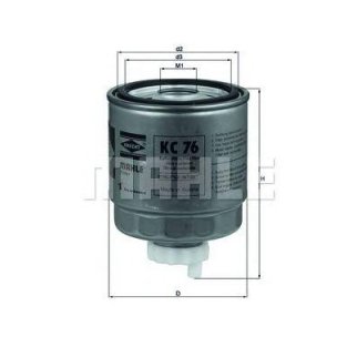 KC76_фильтр топливный! Renault 19/Laguna,Mitsubishi Carisma 1.9D/TD/2.2D/TD 92> фото 2