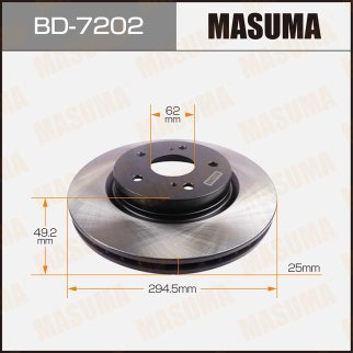 Диск тормозной Masuma BD-7202 фото