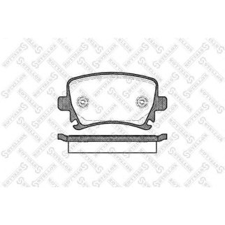 Колодки тормозные STELLOX _1042000BSX фото