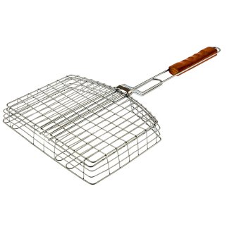 Решетка гриль 305х235*55мм объемная хромир. PALISAD фото 2