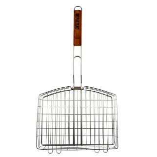 Решетка гриль 305х235*55мм объемная хромир. PALISAD фото 3