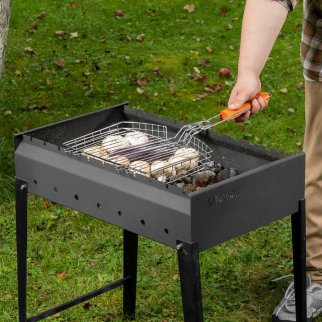 Решетка гриль 305х235*55мм объемная хромир. PALISAD фото 10