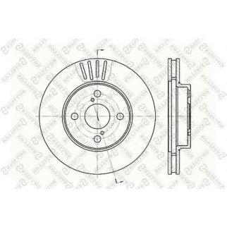 Диск тормозной Stellox 6020-4582V-SX фото