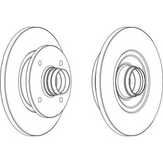 Диск тормозной FERODO DDF1141 фото