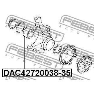 Подшипник ступицы FEBEST DAC42720038-35 фото