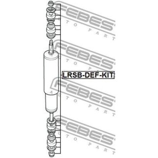 Втулка переднего амортизатора FEBEST LRSB-DEF-KIT фото
