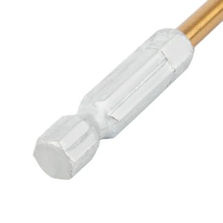 Сверло по металлу 4,0мм HSS, нитридтитановое покрытие, 6-гран. хвостовик MATRIX фото 3