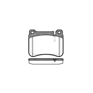 Колодки тормозные REMSA _119300 фото