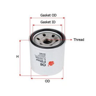 Фильтр масляный SAKURA C65400 фото