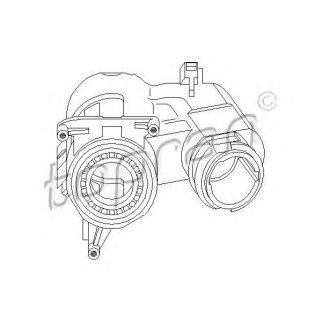 Корпус замка зажигания topran 110823755 фото