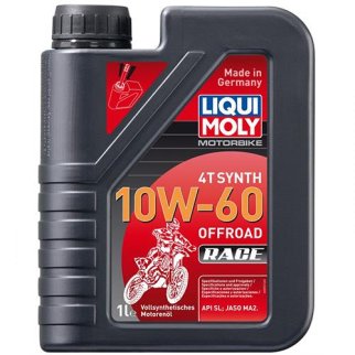 Масло моторное LIQUI MOLY Motorbike 4T Synth Offroad Race 10W-60 SL;JASO MA2 синт. 1л фото