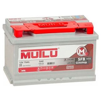 Аккумулятор MUTLU SFB 75 А/ч обратный R+ 278x175x190 L3 EN 720 А фото