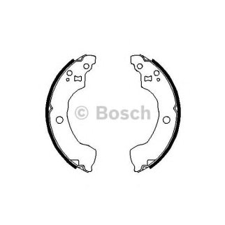 Колодки барабанные к-кт BOSCH 0 986 487 691 фото