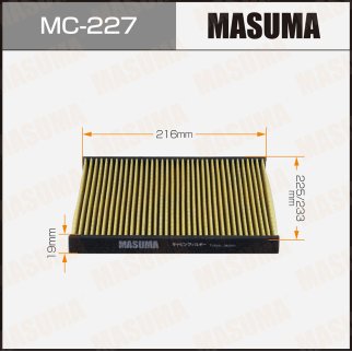 Фильтр салона Masuma MC-227 фото