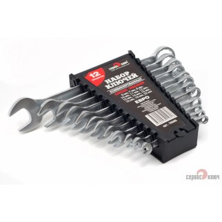 Набор ключей комбинированных 12пр ЕВРО СЕРВИС КЛЮЧ фото