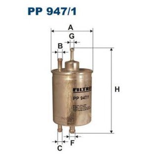 Фильтр топливный FILTRON PP 9471 фото