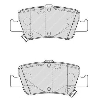 Колодки тормозные к-кт FERODO FDB4048 фото