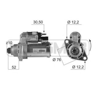 220447_стартер! 1.1kW 10T Audi A3, VW Golf V/Polo, Skoda Octavia 1.6FSi-2.0 03&gt; фото