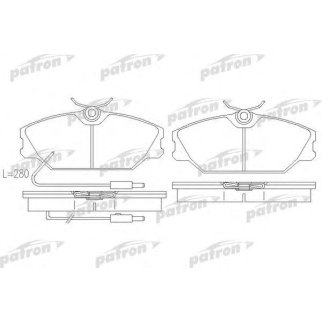 Колодки тормозные PATRON PBP406 фото