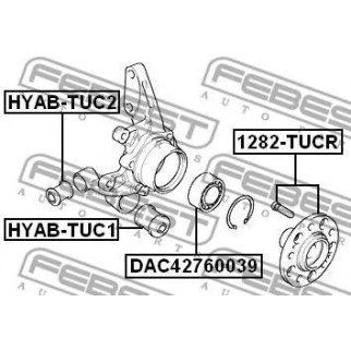 Подшипник ступицы FEBEST DAC42760039 фото