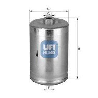 Фильтр топливный UFI 31.748.00 фото