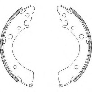 4367.00_=441SBS=K5520-01=FSB219 !колодки барабанные Honda Civic 1.5/1.6 91-95/Accord 1.6/2.0 85-89 фото