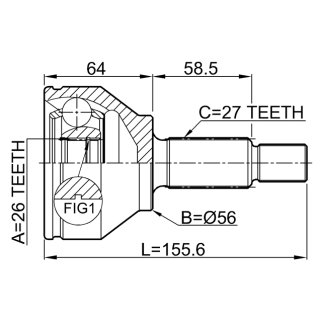 2110-CAK_ШРУС наружный к-кт! Ford Mondeo 2.0Di 16V/TDCi/2.5 V6 24V 00> фото 2
