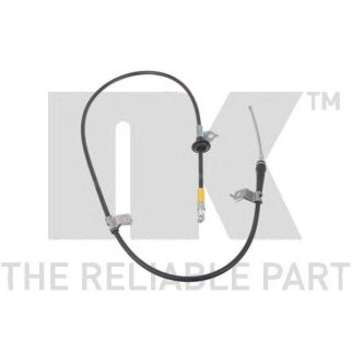 Трос стояночного тормоза задний правый / KIA Rio (барабанные тормоза) 00~05 фото