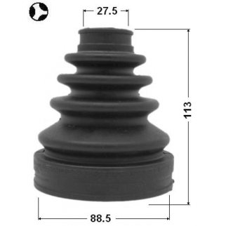 Пыльник ШРУСа внутр. пер FEBEST 0115-GRJ120T фото 2