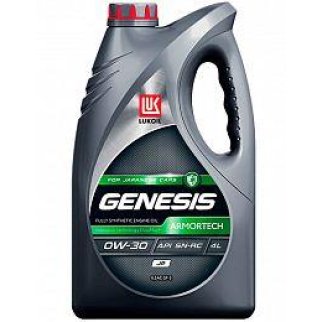 Масло моторное Лукойл Genesis Armortech JP 0W-30 синтетическое 4 л 3173837 фото
