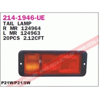 Фонарь задний лев (красно-жёлтый) MITSUBISHI: PAJERO 92-00 фото