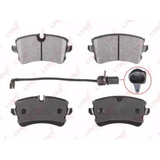 Колодки тормозные задние дисковые к-кт LYNXauto BD-1231 фото