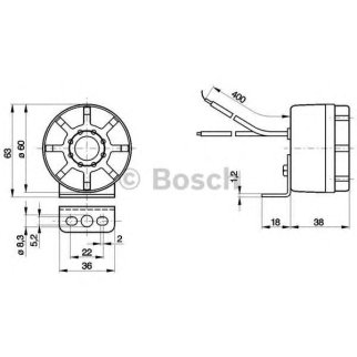 Сигнал звуковой BOSCH 0 986 334 001 фото