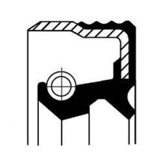 Сальник ТНВД 17x28x7,3 фото