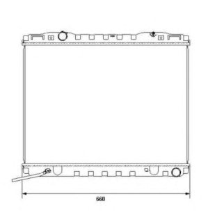 Радиатор основной NRF 53365 фото