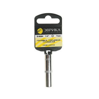 Головка торцевая 7 1/4" 6гр 50мм глубокая ЭВРИКА фото