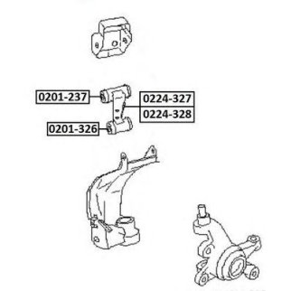 Сайлентблок ASVA 0201-237 фото