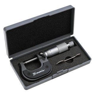 MATRIX 317255 Микрометр механический, 0-25 мм фото 2