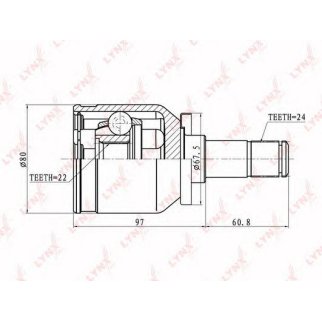 ШРУС внутренний LYNXauto CI4602 фото
