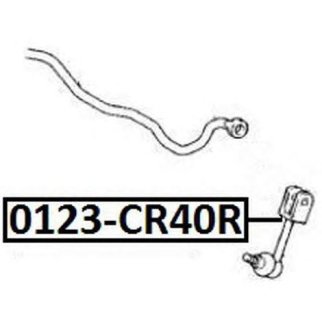 Стойка заднего стабилизатора ASVA 0123-CR40R фото