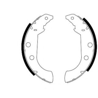 Колодки барабанные к-кт TEXTAR 91038100 фото