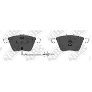 Колодки тормозные передние к-кт NiBK PN0335W фото