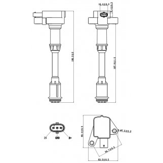 Катушка зажигания FEBEST 21640-003 фото 2