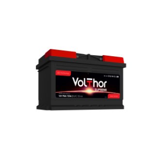 Аккумуляторная батарея VOLTHOR Supreme 6СТ 75 обр.низк. Словения 278х175х175 720А фото