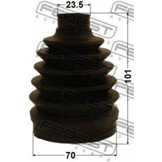 Пыльник шрус наружный комплект pvc 70x101x23.5 фото