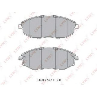 Колодки тормозные передние к-кт LYNXauto BD-1812 фото