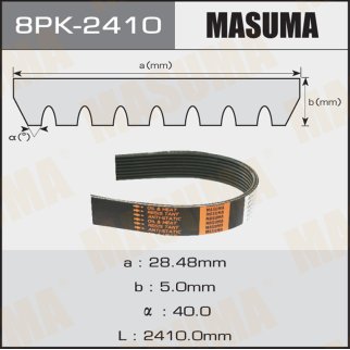Ремень ручейковый Masuma 8PK-2410 фото