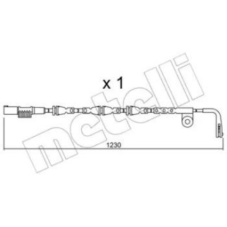 Датчик износа колодок METELLI _SU.257 фото