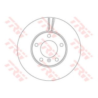 Диск тормозной передний вентилируемый TRW DF6478S фото