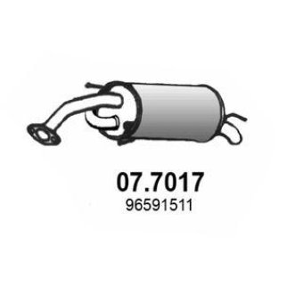 Глушитель основной ASSO 07.7017 фото